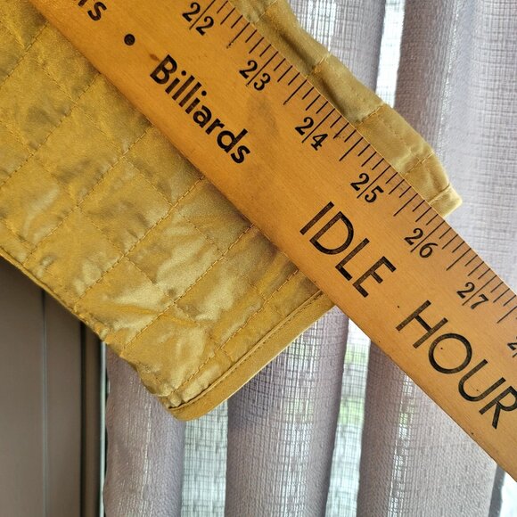 90s Deadstock Koret Womens Reversible Quilted Jacket Leopard Gold Size 16 - Picture 12 of 12